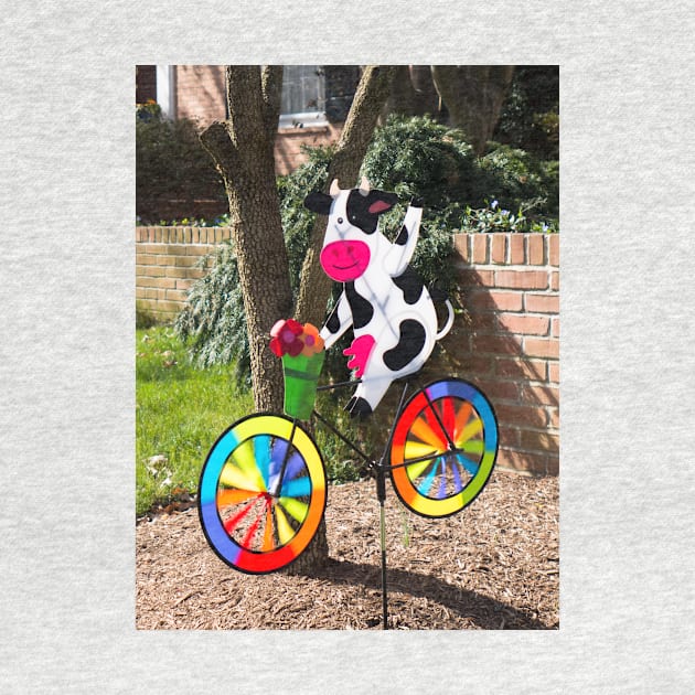 Cycling cow by thadz